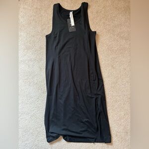 Fabletics Black Cloud Jersey Midi Dress